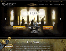 Tablet Screenshot of camelotunchained.com
